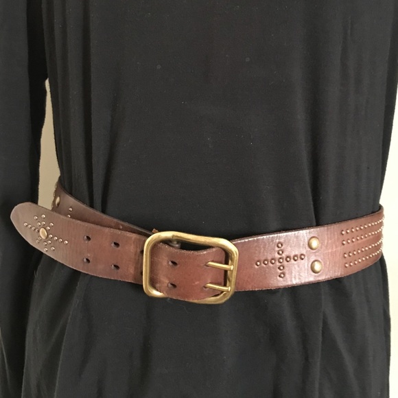 Linea Pelle Accessories - Linea Pelle Genuine Leather Handmade Vintage Belt